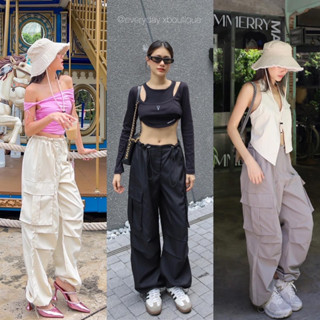 New!! Cargo pants(430฿ฟรีส่ง) อุ๊ย!! กางเกงคาร์โก้ยอดฮิต รุ่นใหม่เข้าแล้ว รอบนี้งานดีมาก ผ้าไม่บางไม่หนาไป ใส่สบาย glam