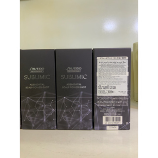 ของแท้!! Shiseido Sublimic Adenovital Adenovital Scalp Power-Shot 120ml ชิเชโด้ เซรั่มผมร่วง บำรุงรากผม ลดอาการคัน