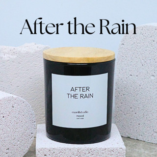 เทียนหอม ออแกนิค ไขถั่วเหลือง ธรรมชาติ กลิ่น after the rain natural soy wax scented candle กลิ่นหลังฝนตก