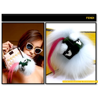 FENDI Monster Bag Bug Charm : ที่ห้อยกระเป๋า ตัวอ้วนๆใหญ่ๆ ขนฟูมากนุ่มนิ่ม น่ารักสุดๆ