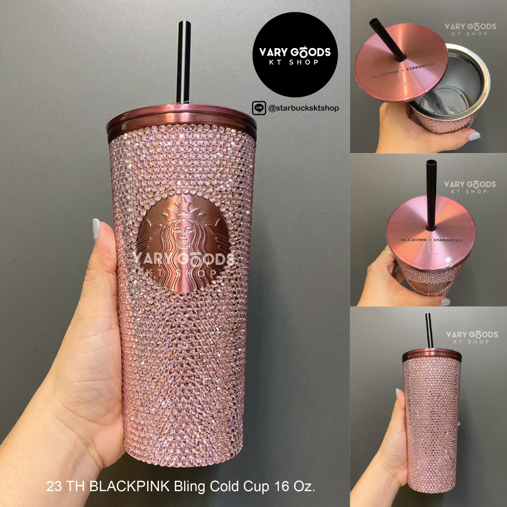 Starbucks x black pink sippy cup lisa full of diamonds – chuxinxiaopu