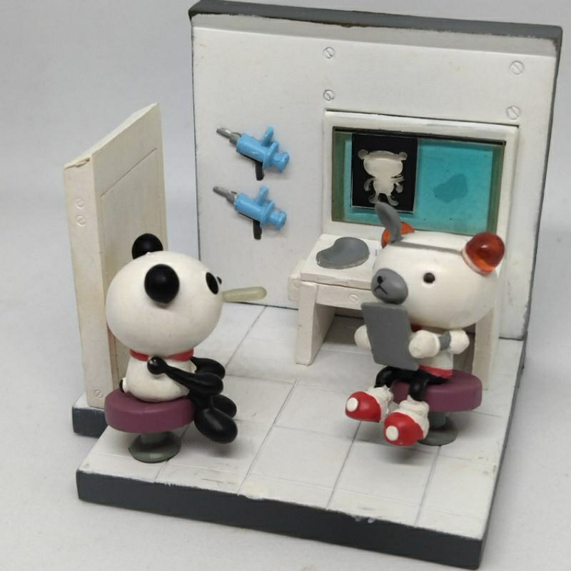 ฟิกเกอร์ งานฉาก แพนด้า ซี Megahouse: Panda Z mini figure Collection หาหมอ มือสอง