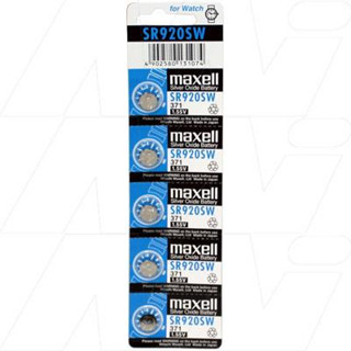 แบตเตอรี่ Battery SR920SW 371 Maxell 1.55V (Pack5)