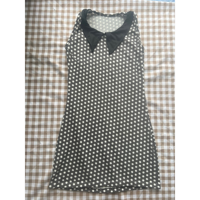 เดรส pokka dot มือสอง