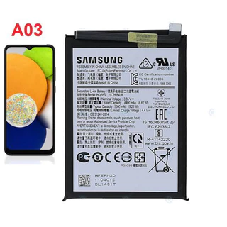 แบตเตอรี่ แท้ Samsung Galaxy A03 A03S Samsung Original Battery HQ-50SD แบต Samsung Galaxy A03 A03S