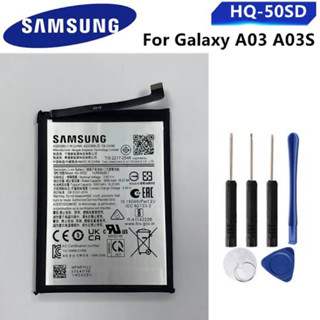 แบตเตอรี่ แท้ Samsung Galaxy A03 A03S Samsung Original Battery HQ-50SD แบต Samsung Galaxy A03 A03S