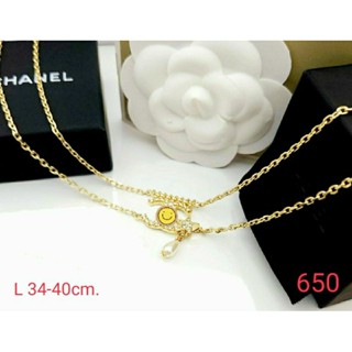 สร้อยคอ CC สร้อยคอ ชาแนล พร้อมส่งCC050