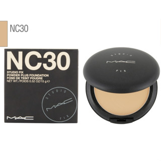 SALE แป้งพัฟ แป้งผสมรองพื้น MAC STUDIO FIX POWDER PLUS NC30