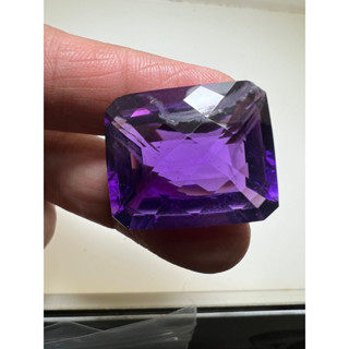 Lab Amethyst 45 carats 19x23mm 1 pieces