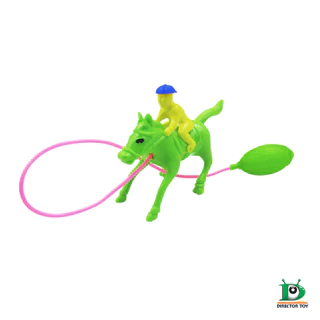 DTOY | ของเล่นม้าบีบลม ม้ากระโดด ของเล่นย้อนยุค ของเล่นสะสม