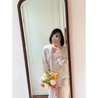 ชุดนอนมินิมอล (ชุดจริงกระเป๋าหน้าอก 2 ข้างทุกแบบ ในรูปเป็นรูปล็อตเก่า) ชุดนอนสไตล์เกาหลี ชุดนอนคู่รัก