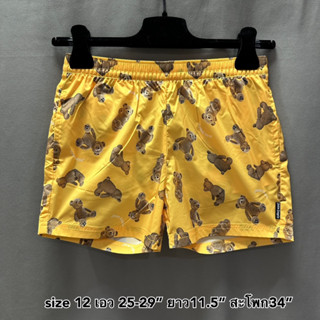 Palm Angels shorts หมี ปาล์ม แองเจิล ปาล์มแองเจิล ของแท้ กางเกง ขาสั้น สีเหลือง