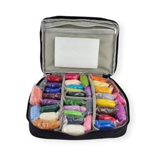 พร้อมส่ง!!! ชุดปักขนแกะ สำหรับผู้เริ่มต้น 24 สี / Needle Felting Starter Kit / Felting Kit / Felting Wool 24 Colors