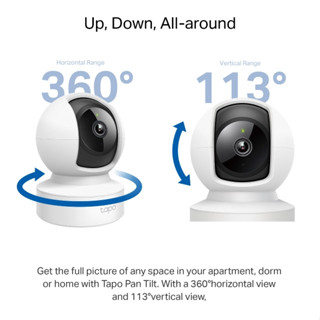 Tapo C212 ผลิตภัณฑ์ใหม่ Pan/Tilt Home Security Wi-Fi Camera