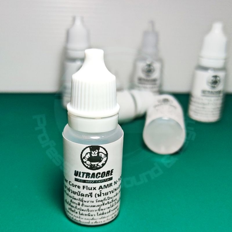 น้ำยาบัดกรี (น้ำยาประสาน) Ultracore Flux AMR N-1003 ชนิดใส ไม่เหนียว ไม่ต้องล้างออก สำหรับช่วยบัดกรีวัสดุที่บัดกรียาก