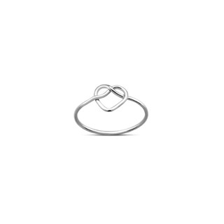 Silver thai Jewelry แหวนเงิน92.5% สเตอร์ลิงรูปหัวใจคลาสสิค / 92.5% sterling silver classic heart shape ring PLSRG84