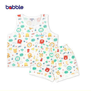 BABBLE ชุดเสื้อกล้ามเด็ก ชุดเซตเด็ก ชุดเด็ก (6 ลายให้เลือก) อายุ 3 เดือน ถึง 2 ปี (BB005) (BTV)