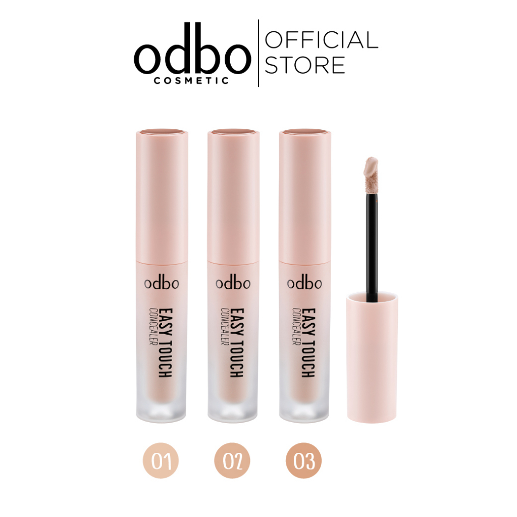 ODBO EASY TOUCH CONCEALER OD424 คอนซีลเลอร์อีซี่ทัช บางเบา ปกปิดกลาง เนื้อนุ่มลื่น เหมาะกับวันสบายๆ