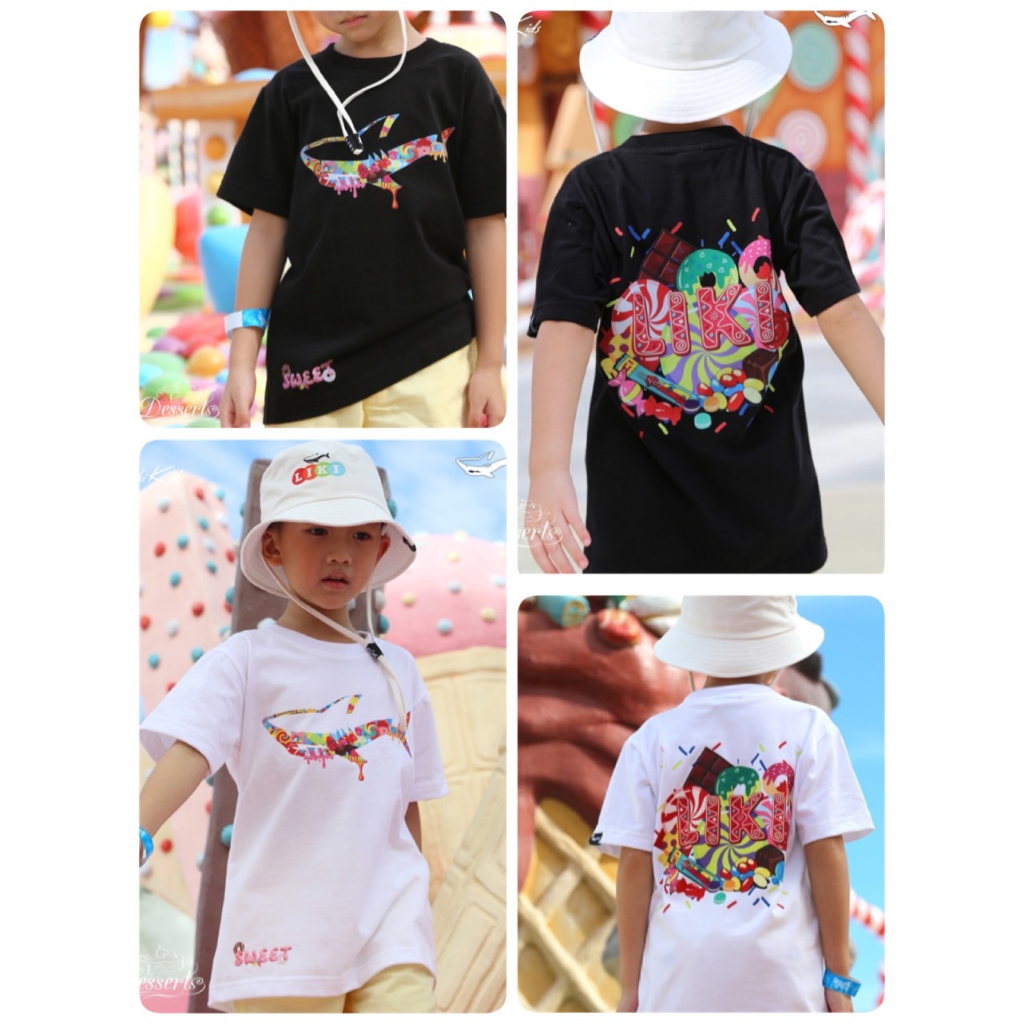 เสื้อยืดลาย "LIKI KIDS X Desserts