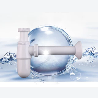 ท่อน้ำทิ้งแบบกระปุกพลาสติก PVC อย่างดี ไม่แตกหักง่าย มีน้ำหนักเบา สามารถใช้งานได้ยาวนาน