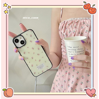 🐱‍🐉จัดส่งภายใน 24 ชม🌹 เคสไอโฟน 11 12 13 14 Pro Max ดอกไม้ ความนิยม สาวน่ารักหัวใจ ฤดูร้อน Case for iPhone ผลิตภัณฑ์ร้อน