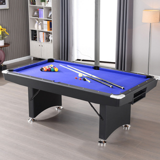 โต๊ะพูล 7ฟุต Billiard Pool อุปกรณ์พร้อมเล่น รุ่น V13 7ฟุต ขาโต๊ะพับเก็บได้