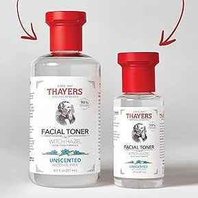 Thayers Alcohol-Free Witch Hazel with Organic Aloe Vera Formula Toner Unscented 89ml 355ml