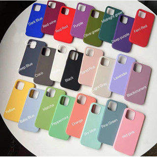 เคสไอโฟน15pro i15plus กำมะยี่ สีพื้น สีพาสเทล สำหรับรุ่นไอโฟน สินค้าพร้อมส่ง