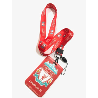 LVP ลิเวอร์พูล RED ที่ใส่บัตร ซองใส่บัตร ที่ใส่บัตร พร้อมสายคล้องคอ(2.5cm) ลายLVP ลิเวอร์พูล RED สำหรับบัตร 5.5x8.5cm PM