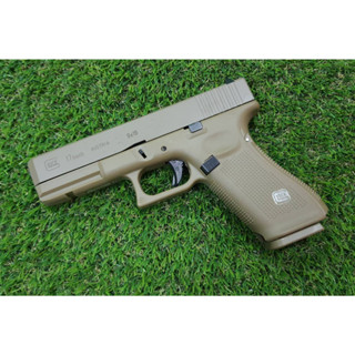 BB Gun รุ่น Glock17สีTAN Gen5 ยี่ห้อ E&amp;C สไลด์เหล็ก