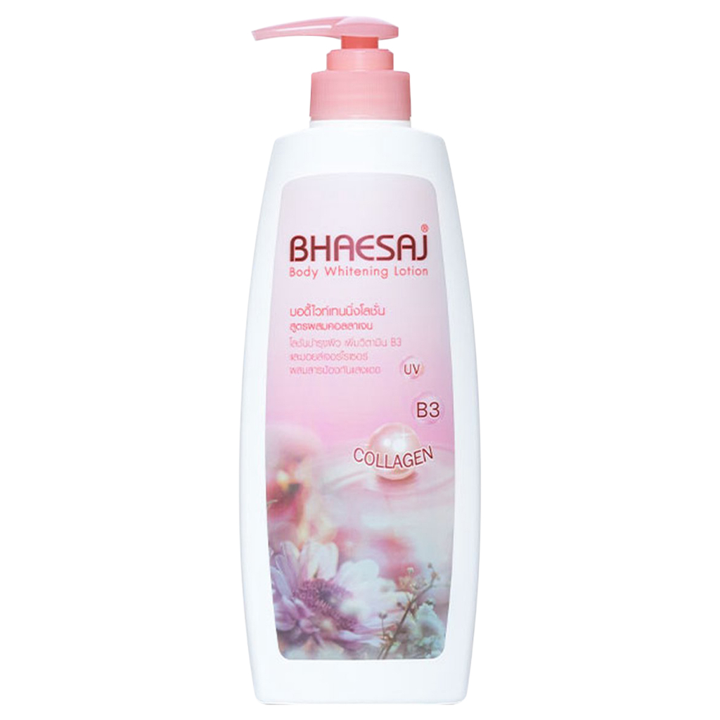 BHAESAJ Body Whitening Lotion Collagen Formula (400ml.) โลชั่น เภสัช รูปที่ 4