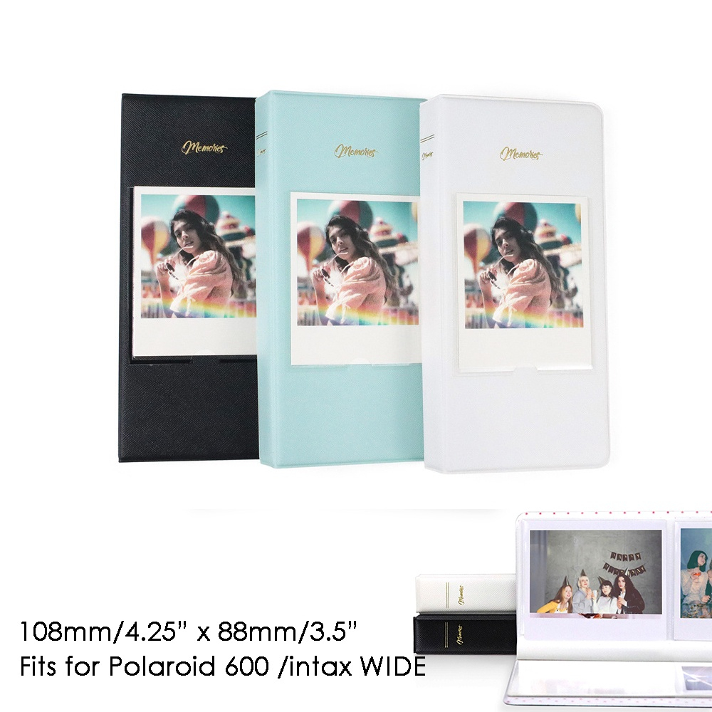 For Instax Wide 100, 200, 210, 300 Camera For PLR 600 Film Album 64 pockets