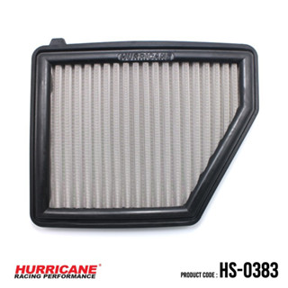 HURRICANE กรองอากาศสแตนเลส , ผ้าแดง Honda ( Civic FC ) HS-0383