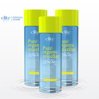 Elite care คลีนซิ่ง อีลิท แคร์ ไมเซล่า วอเตอร์ micellar cleansing water O2[แพ็คคู่สุดคุ้ม 3 ขวด] 200ml