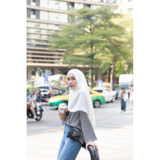Vlyn Luna basic top เสื้อแขนยาว ผ้าคอตตอนยืดอย่างดี ใส่สบาย ไม่ต้องรีด
