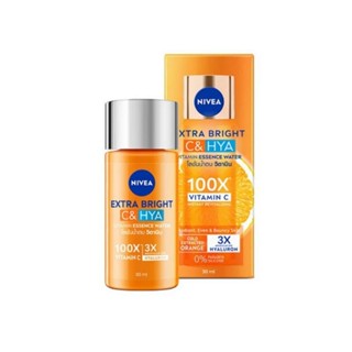 [New!] Nivea Extra Bright C&amp;HYA Vitamin Essence Water 30 ml.