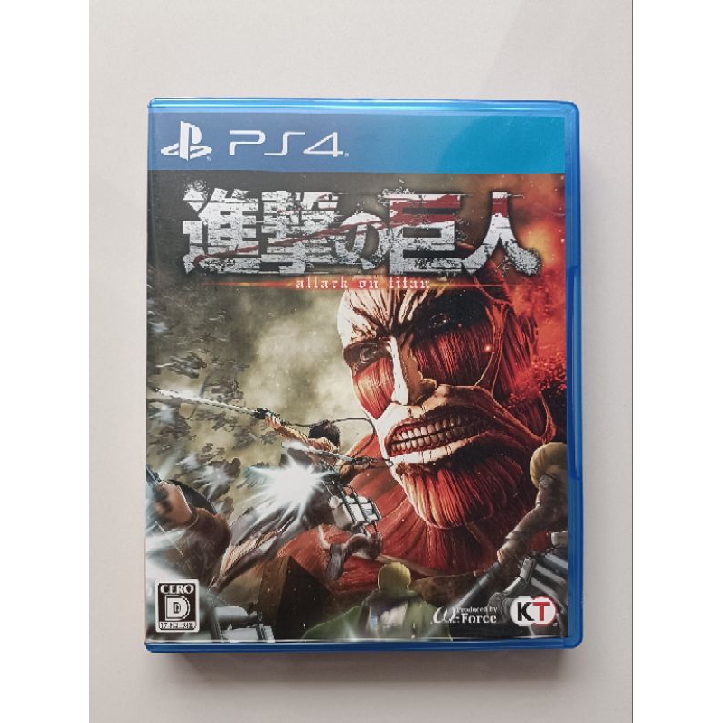 PS4 Games : AOT Attack on Titan Wings of Freedom (ภาษาญี่ปุ่น🇯🇵) โซน2 มือ2