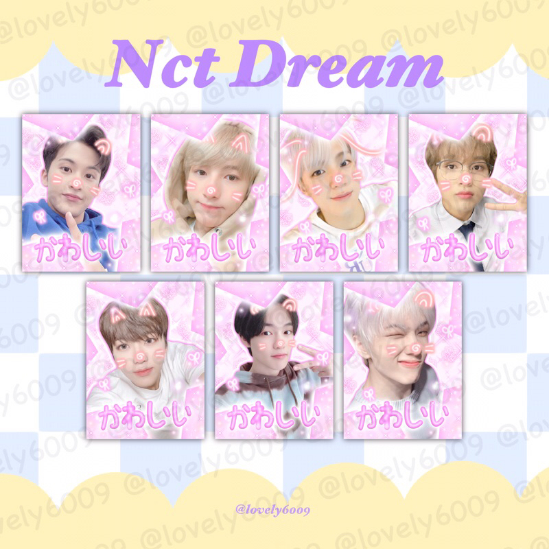 🌸stickers nct dream🌸3*4 cm 36 pc คละลายได้