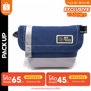 [ลด 45.- กรอกโค้ด WPUSP45] 𝗣𝗔𝗖𝗞 𝗨𝗣 กระเป๋าสะพาย MTF รุ่น 6068 (สีกรม)