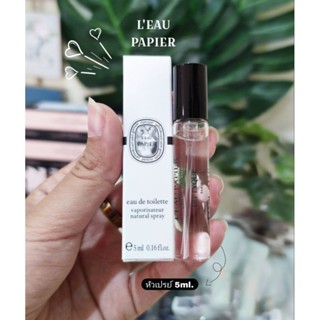 🌿ป้ายไทย🌿DIPTYQUE น้ำหอม LEau Papier Eau De Toilette 5 mL.