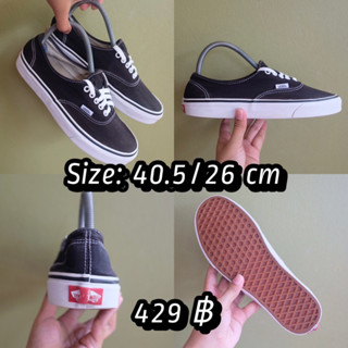 Vans 👟 Size : 40 รองเท้ามือสอง ของแท้ 💯 งานคัด งานสวย สภาพดี