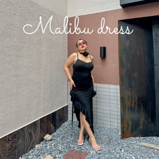 Lady M| Malibu black dress เดรสสาวอวบเซ็กซี่ ปาร์ตี้ เดรสเข้ารูป plus size