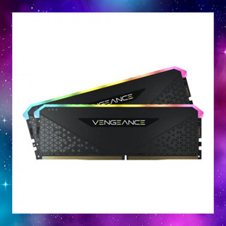 16GB (8GBx2) DDR4 3200MHz RAM (หน่วยความจำ) CORSAIR VENGEANCE RGB RS (BLACK) ประกันLT