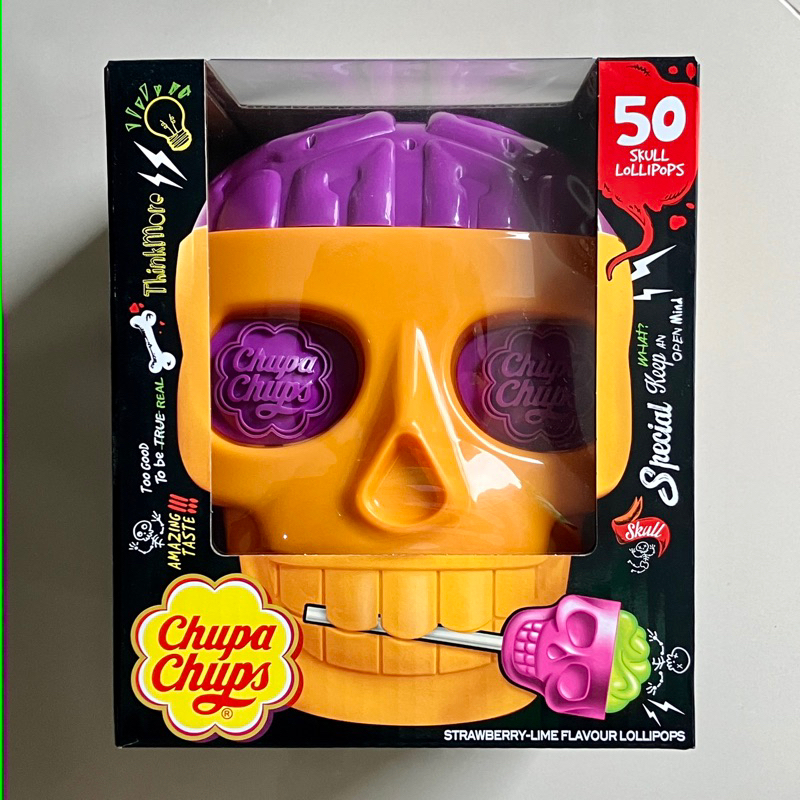 Chupa Chups 3D Skull (Orange)