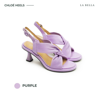 LA BELLA รุ่น CHLOÉ HEELS - PURPLE