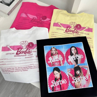 พร้อมส่ง🧸เสื้อยืดโอเวอร์ไซส์ TAS Barbie blackpink