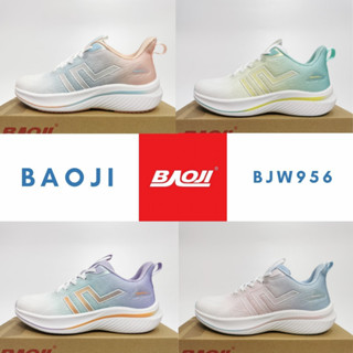*สินค้าเข้าใหม่* Baoji956 รองเท้าวิ่งบาโอจิผู้หญิง เสริมส้น4cm รุ่น w956 [ของแท้ ตรงปก ส่งไว]
