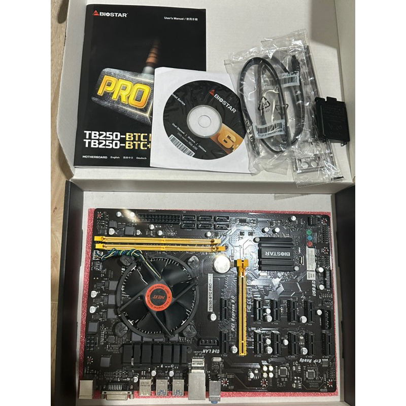Biostar TB250-BTC Pro+CPU+ซิงค์+DDR4  ปก.7วัน