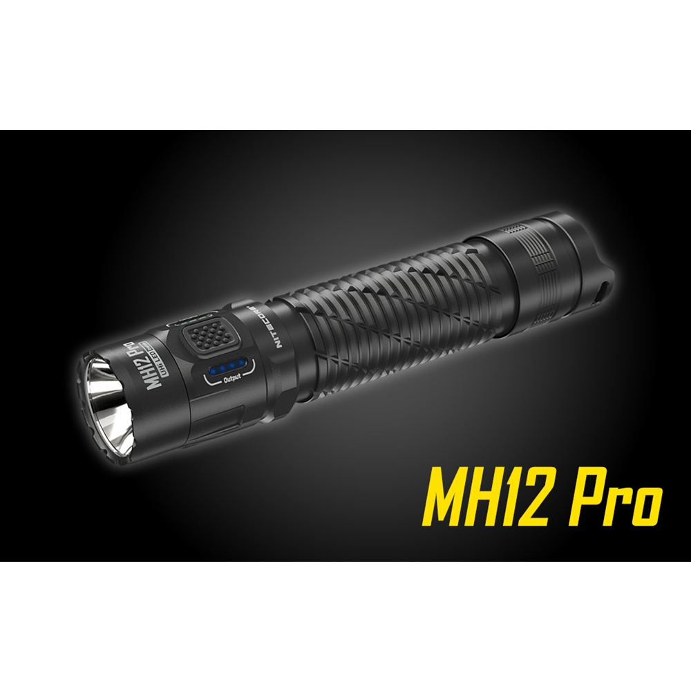 Nitecore MH12 Pro USB-C ไฟฉาย LED แบบชาร์จไฟได้ - 3300 Lumens