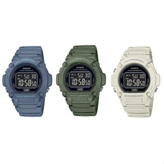 Casio Standard Digital สายเรซิ่น รุ่น W-219,W-219HC,W-219HC-2B,W-219HC-3B,W-219HC-8B